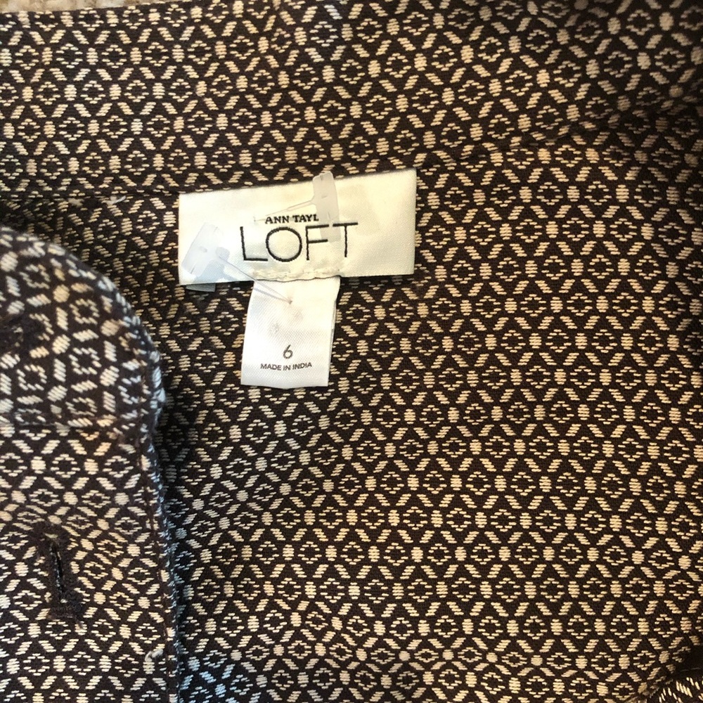 Brown Patterned Jacket Blazer Never Worn - image 3